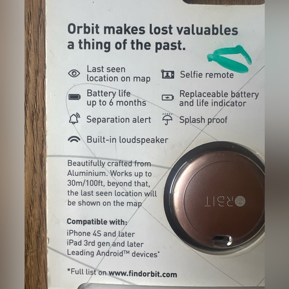 Orbit - Rose Gold - Find Your Keys Find Your Phone - Picture 5 of 5